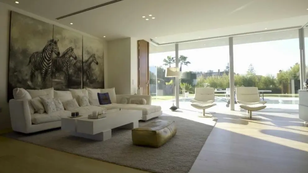 Sal&oacute;n de la casa de Joaqu&iacute;n S&aacute;nchez y Susana Saborido