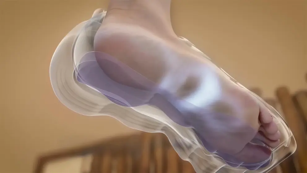 Efecto masajeador en las Skechers GO WALK Massage Fit - Seascape