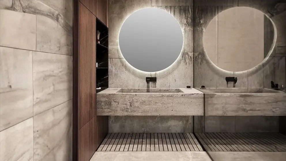 Espejo de ba&ntilde;o con luz LED Teide en Leroy Merlin