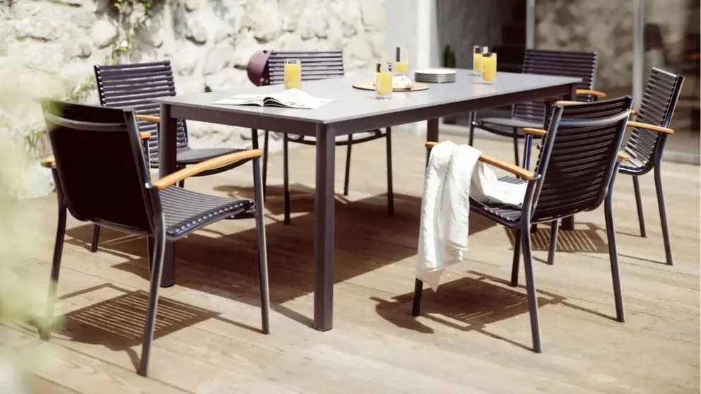 Mesa de jard&iacute;n NATERIAL Dora II Fix de Leroy Merlin