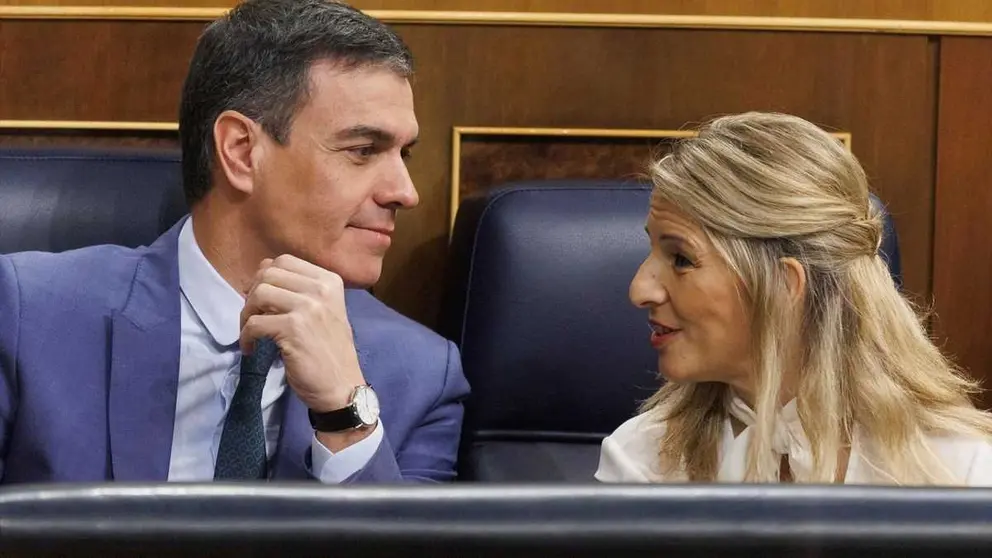 Pedro S&aacute;nchez y Yolanda D&iacute;az | Foto: Europa Press