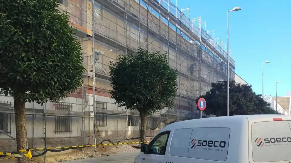 Obras en la barriada La Asunci&oacute;n