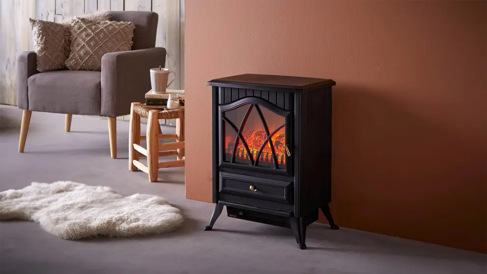 Chimenea El&eacute;ctrica Equation Flux 1800W de Leroy Merlin