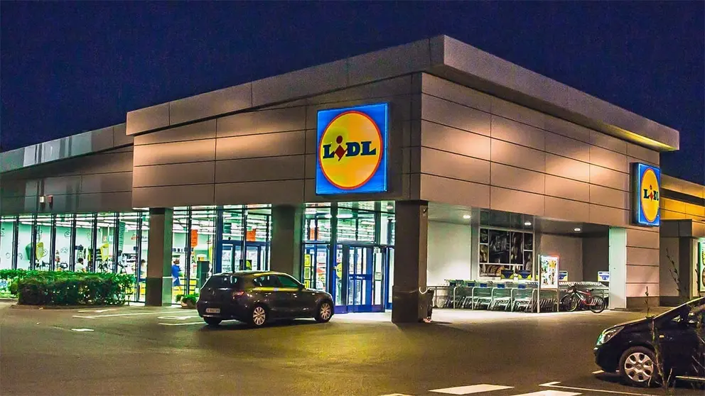 De compras en Lidl por la noche