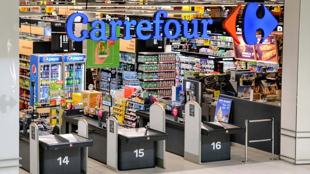 Lineal de caja de Carrefour