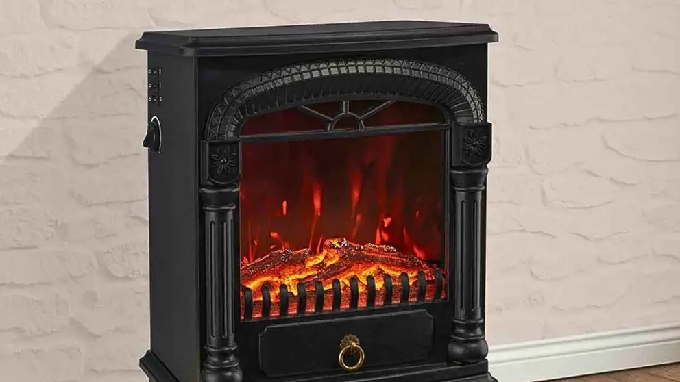 Chimenea el&eacute;ctrica Silver Crest de Lidl