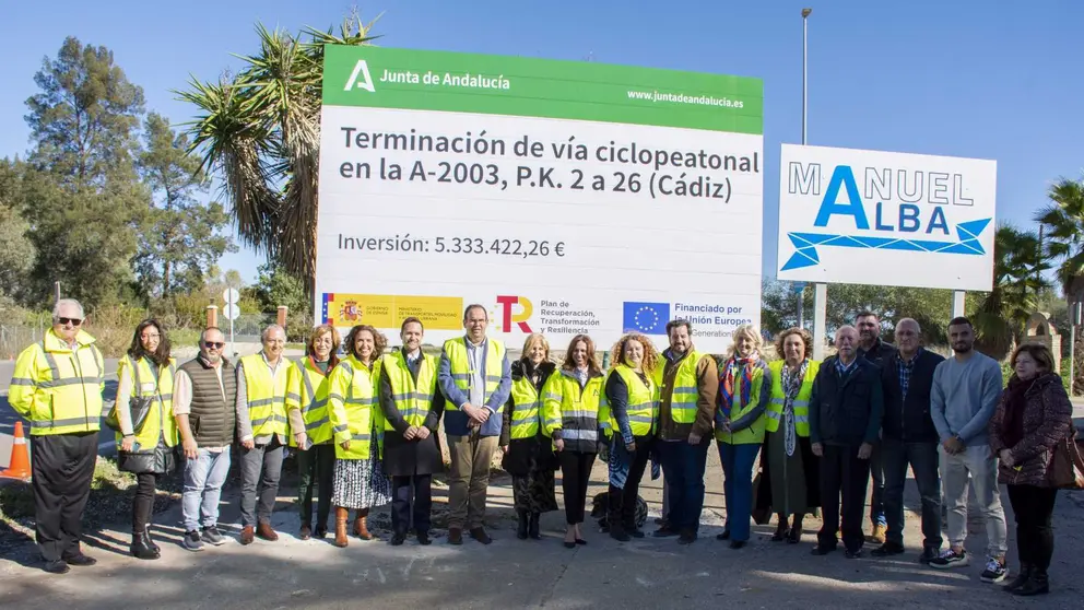 La Junta de Andaluc&iacute;a inicia las obras de la v&iacute;a ciclopeatonal entre Jerez y La Barca de la Florida | Foto: Noelia Herrera (Jonocla) para El MIRA