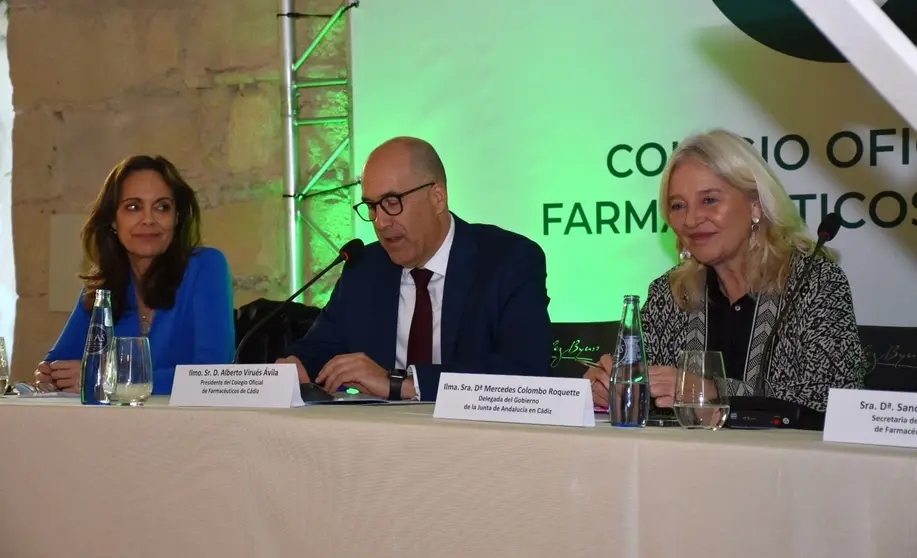Los farmac&eacute;uticos rinden honores a su Patrona en las bodegas Gonz&aacute;lez Byass de Jerez | FOTO: Noelia Herrera (Jonocla) para ElMIRA