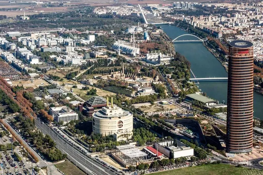 Isla de la Cartuja en Sevilla