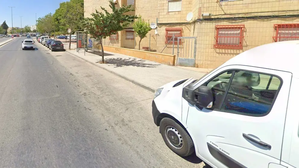 Avenida Fernando Portillo en la urbanizaci&oacute;n la Granja, Jerez