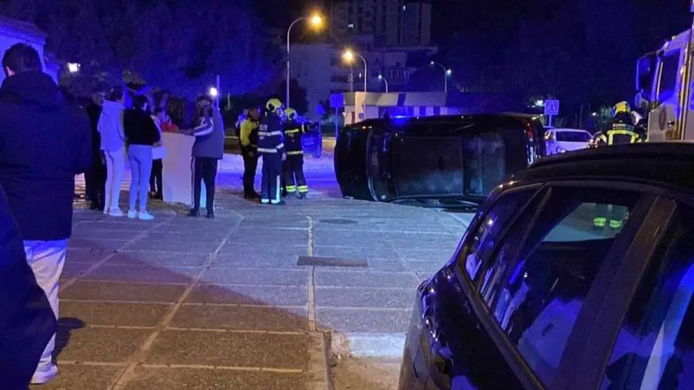 Accidente junto al Parque Atl&aacute;ntico
