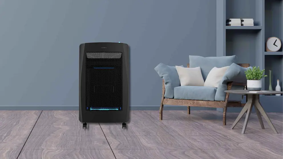 Estufa de gas de llama azul plegable ReadyWarm 4200 BlueFlame Portatil de Cecotec 