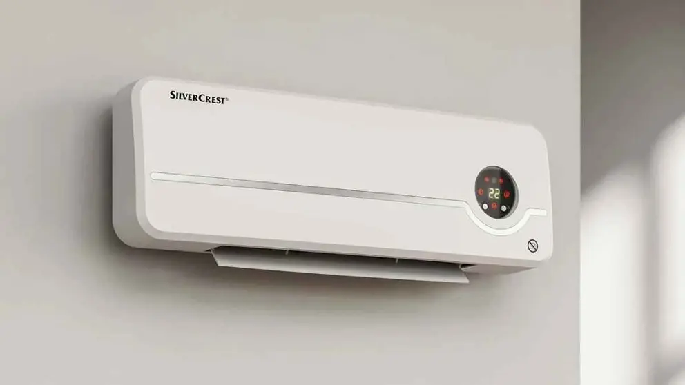 Calefactor cer&aacute;mico de pared de 2000 W de Lidl