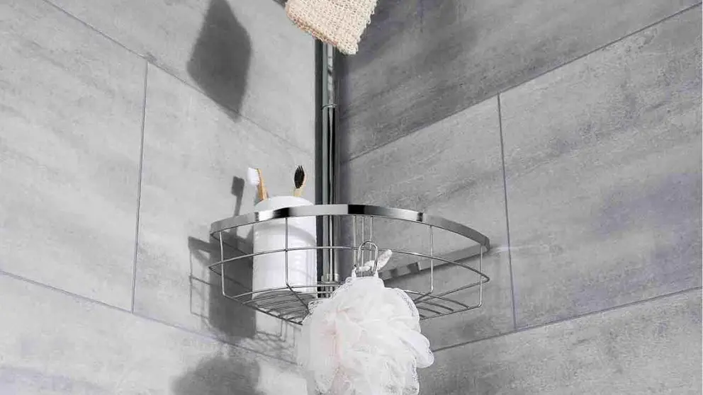 Estanter&iacute;a de ba&ntilde;o telesc&oacute;pica de Lidl