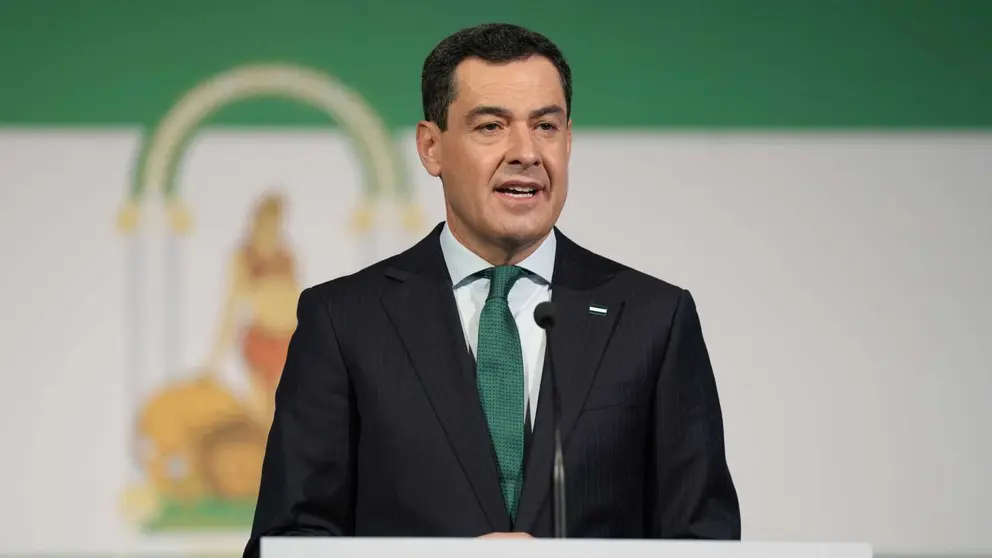 Juanma Moreno, presidente de la Junta de Andaluc&iacute;a
