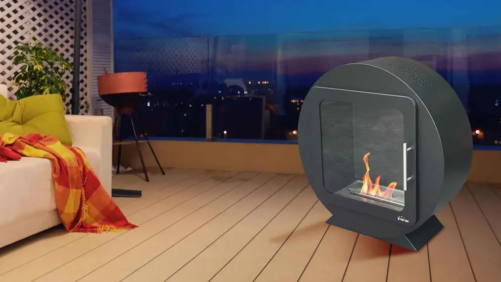 Biochimenea circular CRATOS de 3 Kw, PURELINE de Leroy Merlin