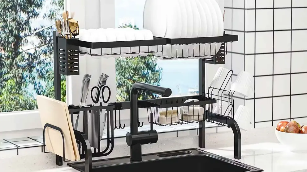 Escurreplatos de 2 niveles HOMCOM de Leroy Merlin