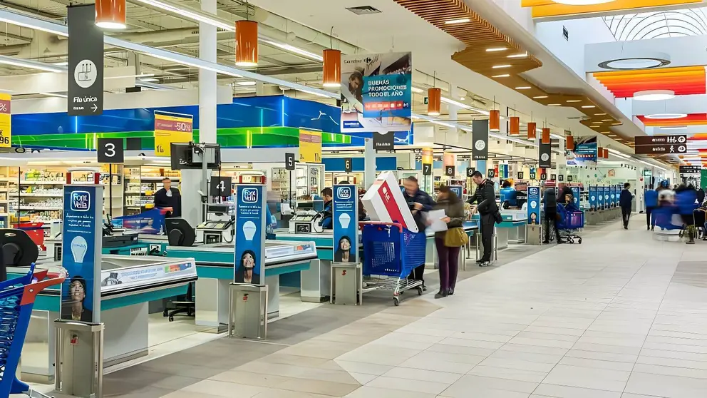 Hipermercado en el CC Carrefour Le&oacute;n