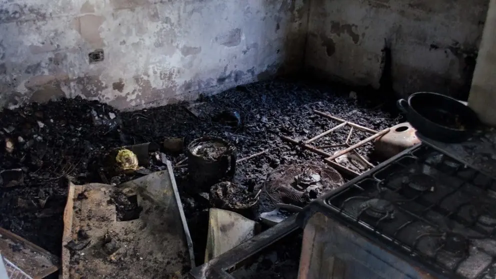 Incendio en Ja&eacute;n: Un matrimonio de avanzada edad, atrapado por las llamas