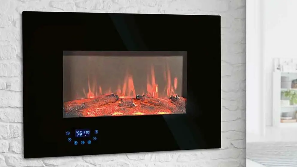 Chimenea el&eacute;ctrica 2000 W Silvercrest de Lidl