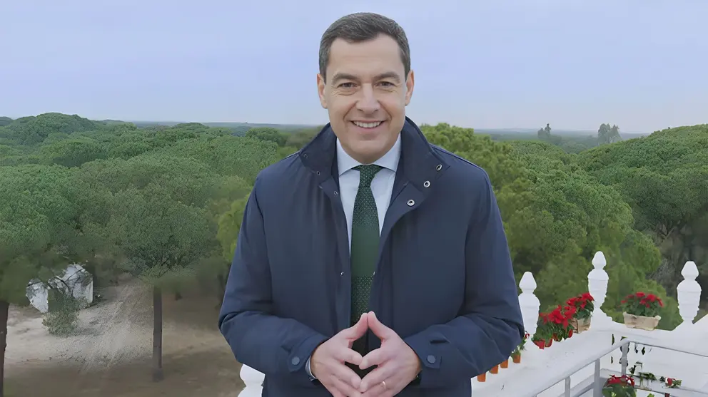 Mensaje de Navidad de Juanma Moreno en el Parque Nacional de Do&ntilde;ana