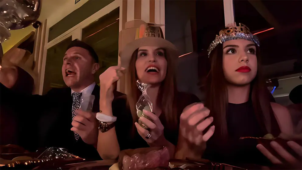 Locura en las 12 uvas de Joaqu&iacute;n y Susana