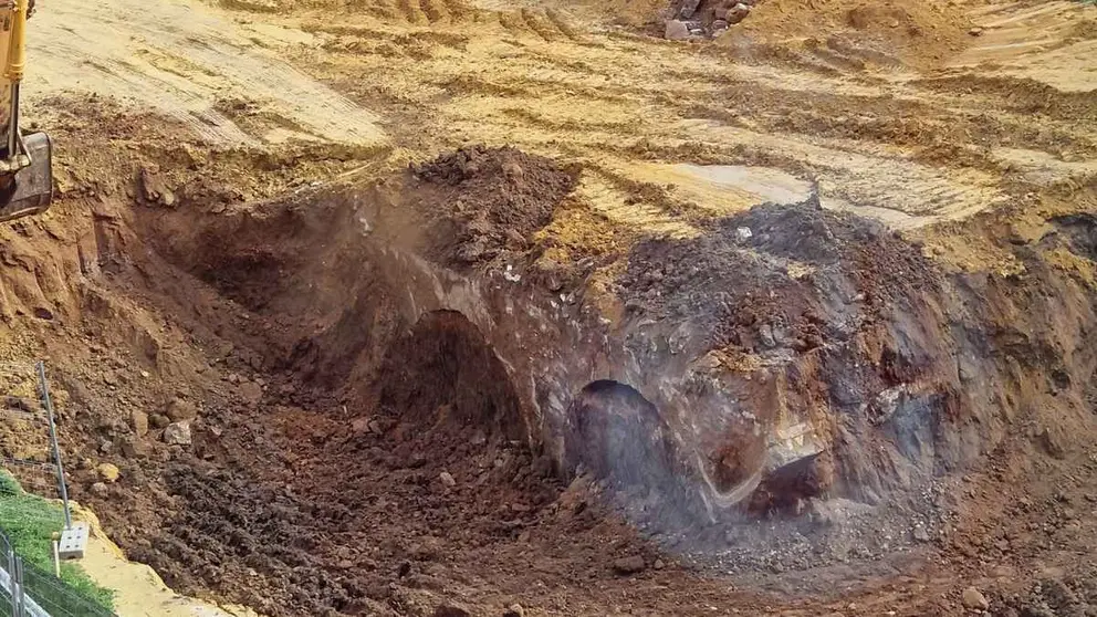 Descubrimiento arqueol&oacute;gico en el entorno de Santa Justa | Foto: Twitter (X)