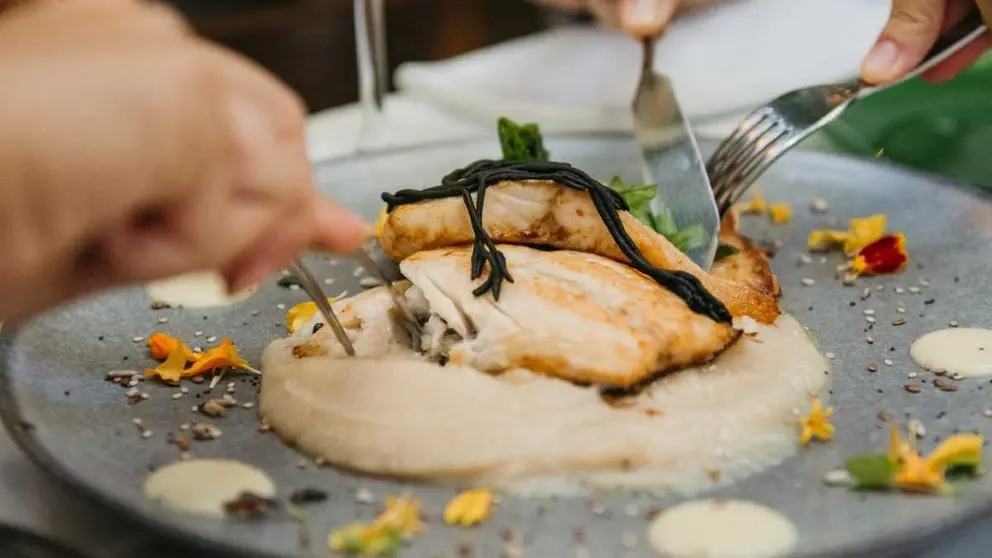 Un plato en el Escondite de Conil