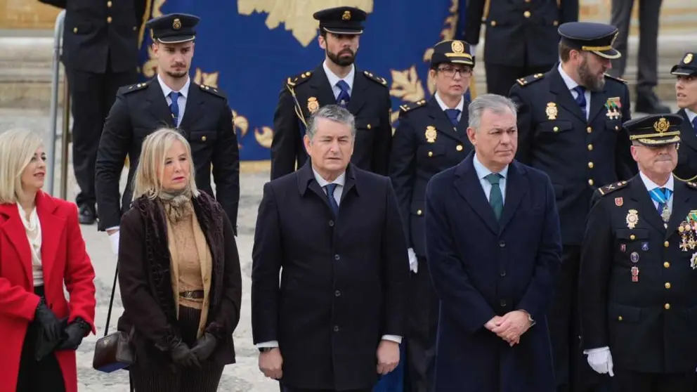 Antonio Sanz en el acto del bicentenario de la Polic&iacute;a Nacional