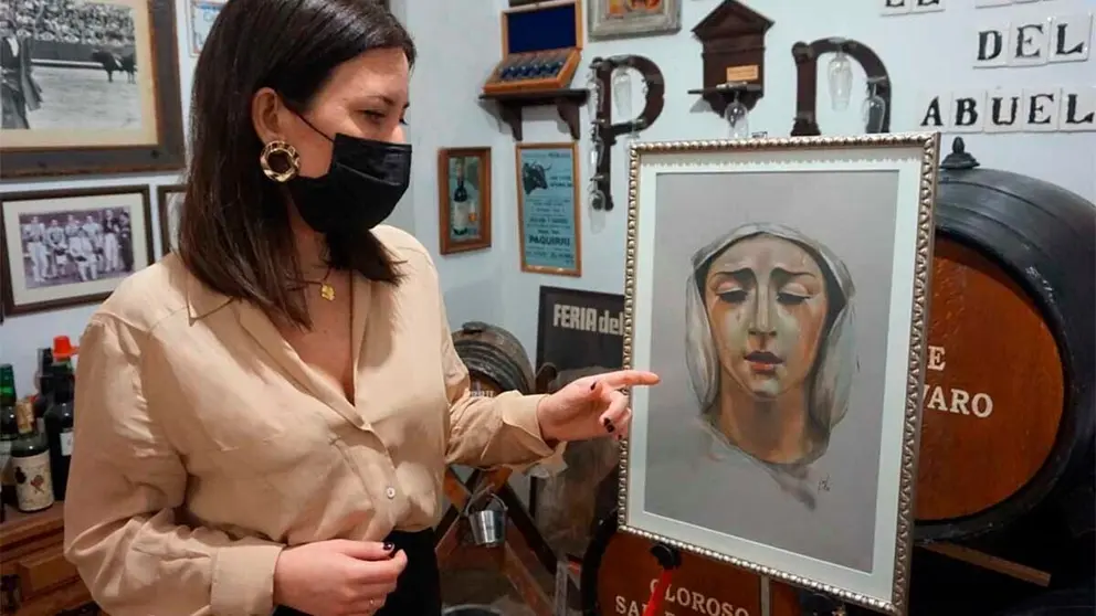 Inmaculada Pe&ntilde;a, cartelista de la Semana Santa de Jerez 2024