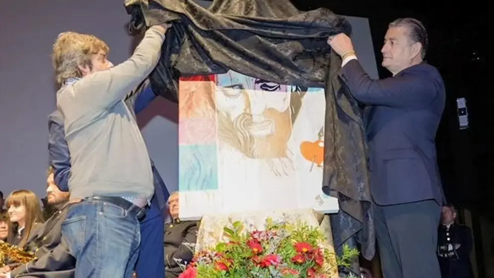 Miguel &Aacute;ngel Segura y Antonio Sanz descubren el cartel