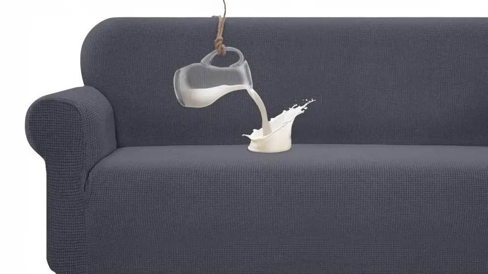 Funda de sof&aacute; el&aacute;stica en Jacquard de Spandex con Espuma Antideslizante Granbest en Amazon