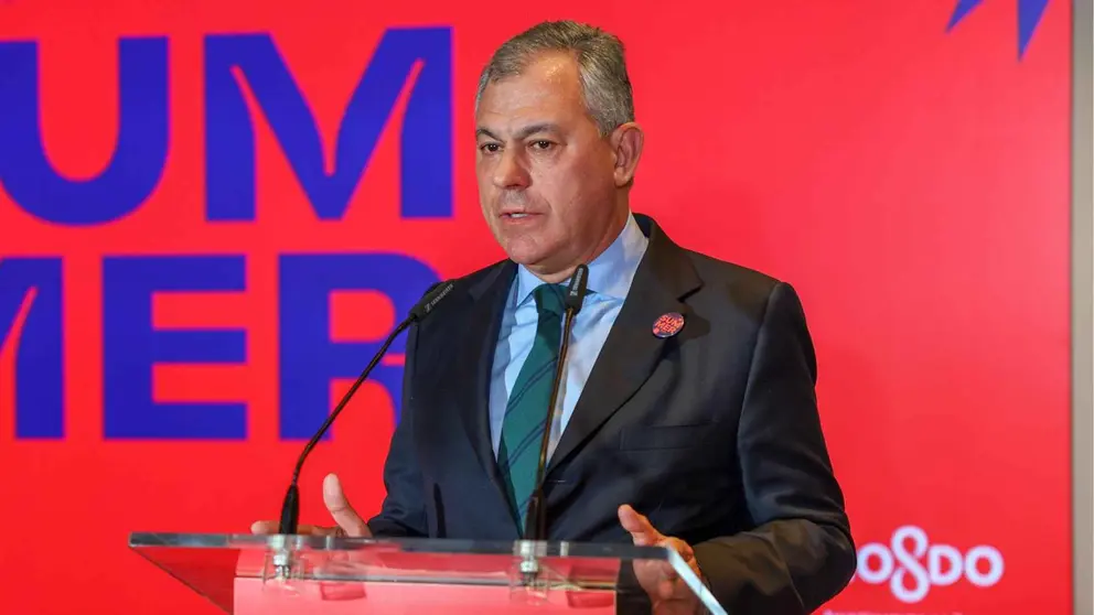 Jos&eacute; Luis Sanz, alcalde de Sevilla, en la Feria Internacional de Turismo (Fitur) de Madrid | Foto: X (Twitter)