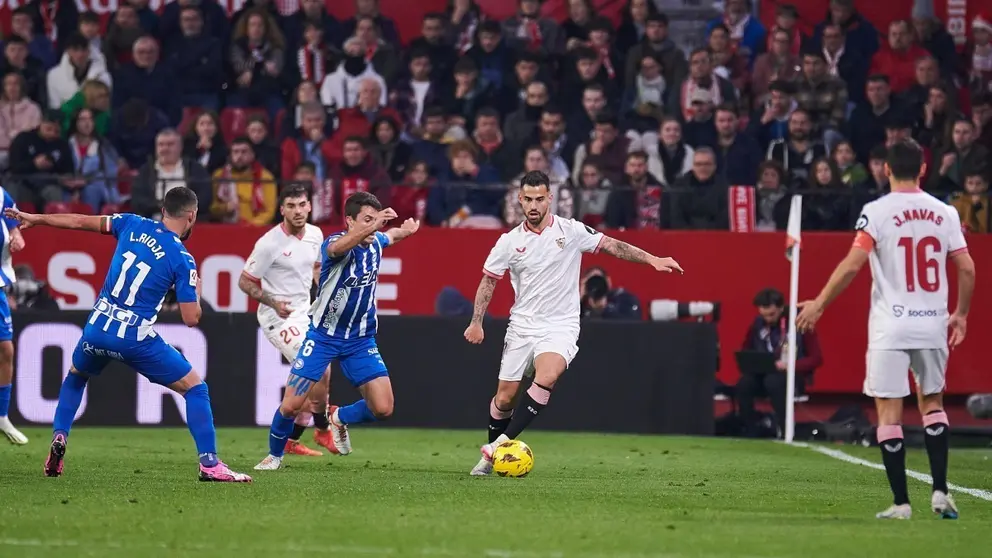 Suso en el Sevilla FC - Deportivo Alav&eacute;s | Salvador L&oacute;pez Medina para El MIRA