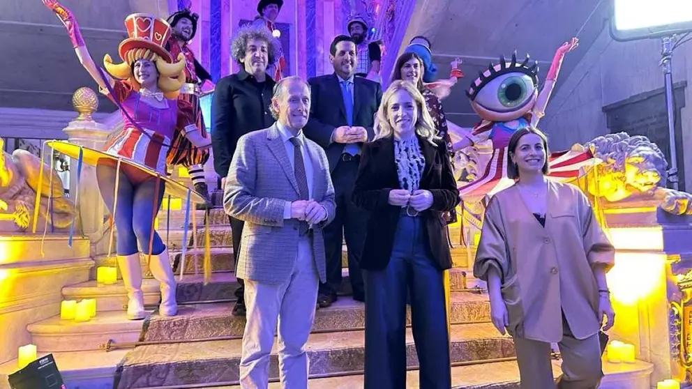 Almudena Martinez en la presentacion del Concert Music Festival