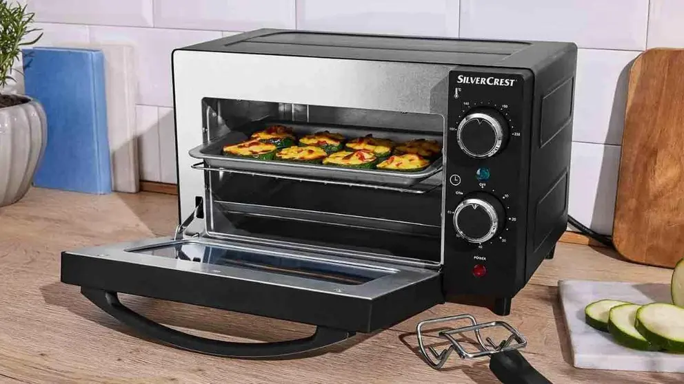 Mini horno de 800 W Silver Crest de Lidl