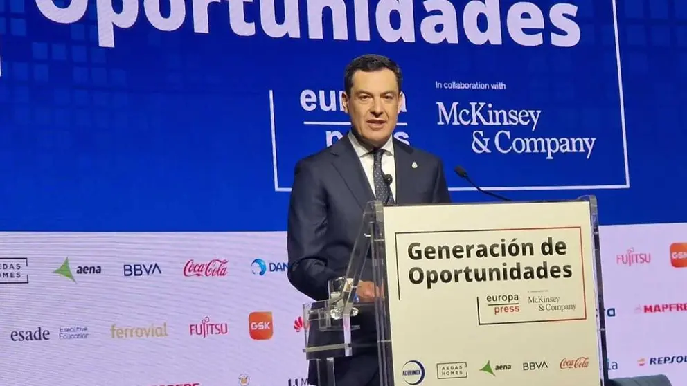 Juanma Moreno, presidente de la Junta de Andaluc&iacute;a