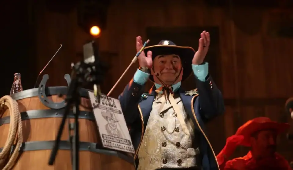 El Sheriff, durante la celebraci&oacute;n del preg&oacute;n