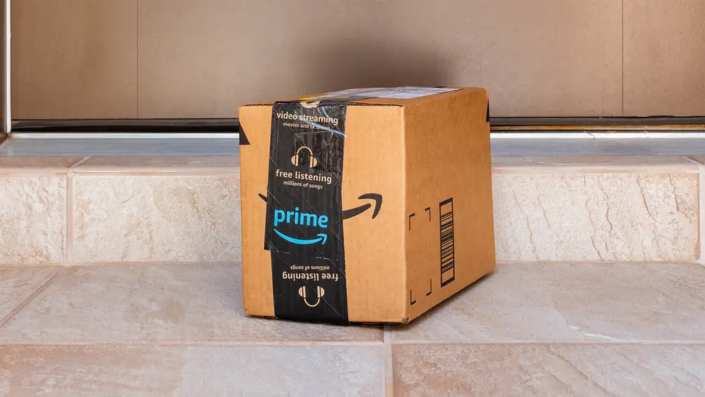 Caja de Amazon Prime