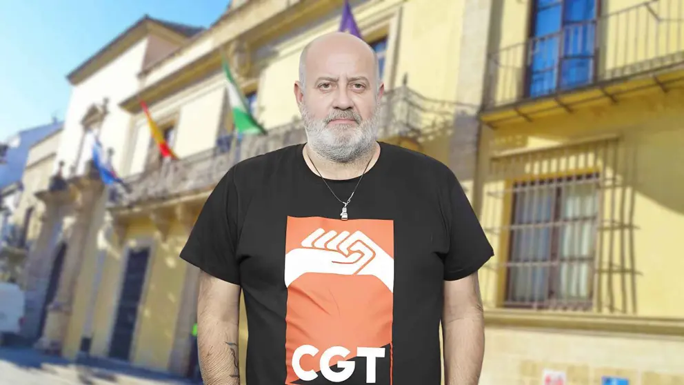 Ismael Garc&iacute;a, l&iacute;der de CGT y presidente del Comit&eacute; de Empresa del Ayuntamiento de Jerez 
