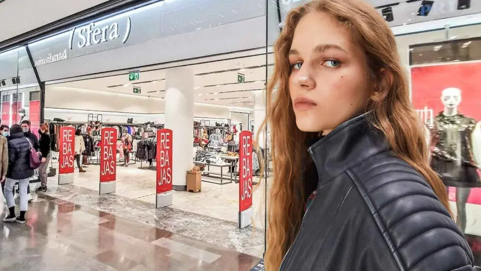 Cazadora polipiel lavada de mujer de Sfera