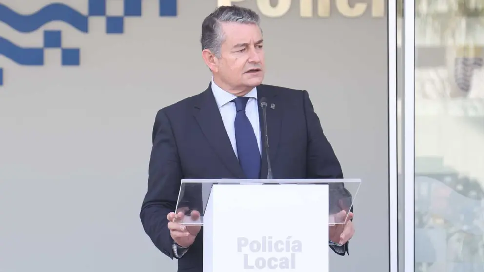 Antonio Sanz en la inauguraci&oacute;n de la nueva Jefatura de la Polic&iacute;a Local de Jerez | Cristo Garc&iacute;a