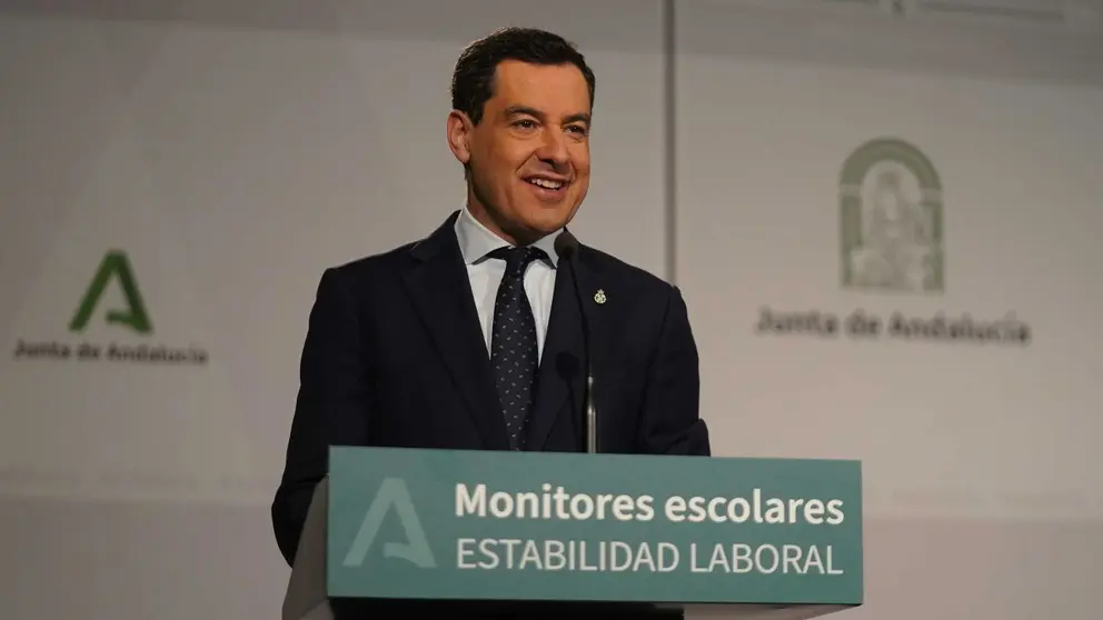 Juanma Moreno, presidente de la Junta de Andaluc&iacute;a
