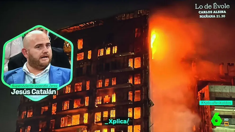 Jes&uacute;s Catal&aacute;n, durante la emisi&oacute;n de Xplica, en La Sexta