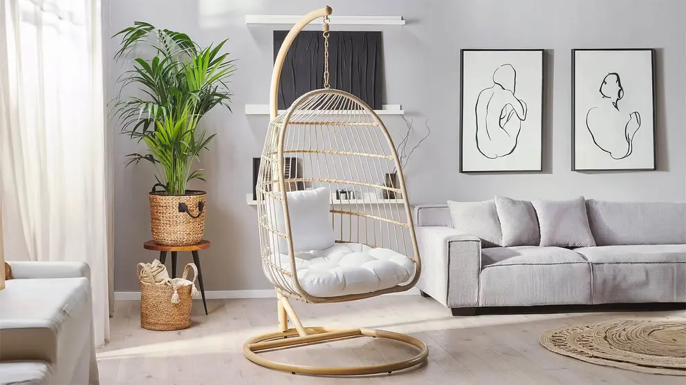 Silla colgante con soporte de Maisons Du Monde