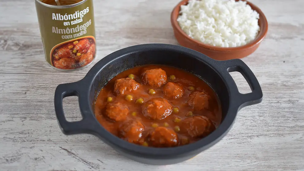Alb&oacute;ndigas en Salsa de Mercadona
