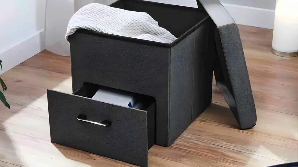 Taburete con sistema de almacenaje Livarno Home de Lidl