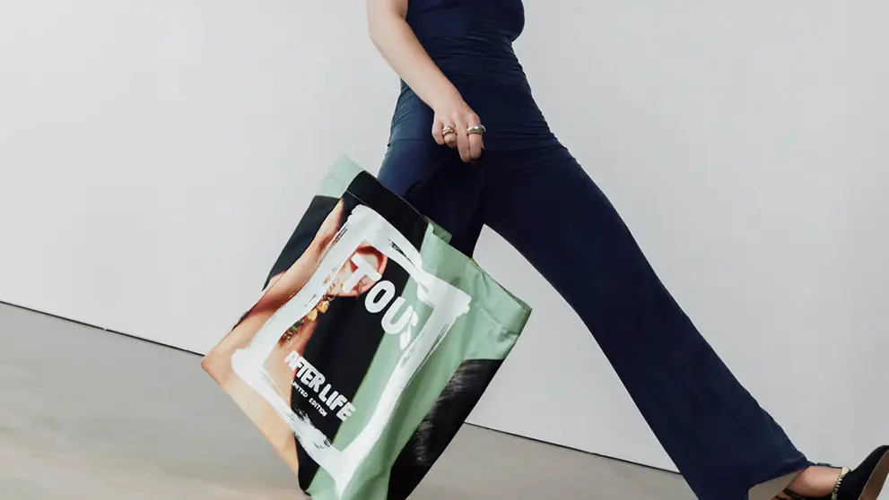 Bolsa reciclable de lona de TOUS