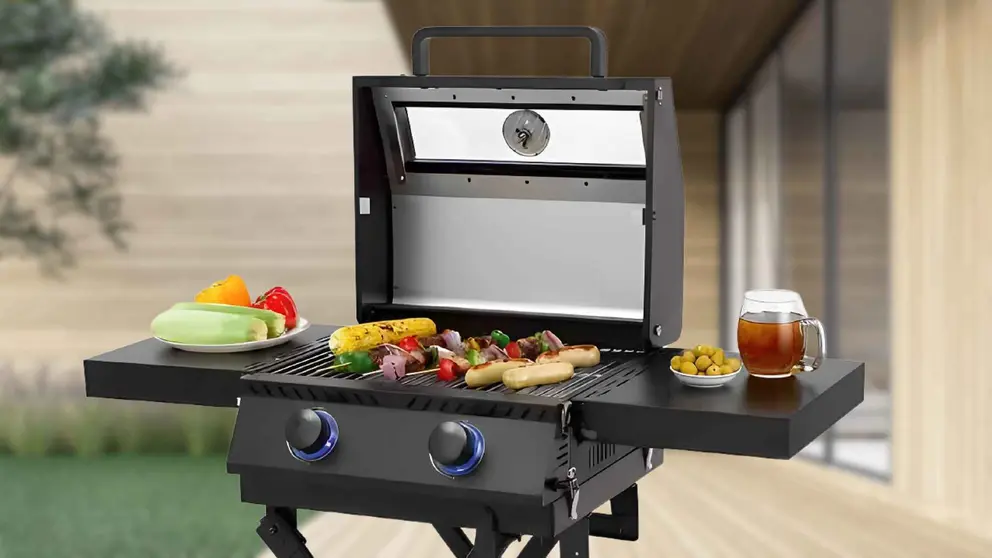 Barbacoa de gas con quemadores de 6 kW Tepro de Lidl