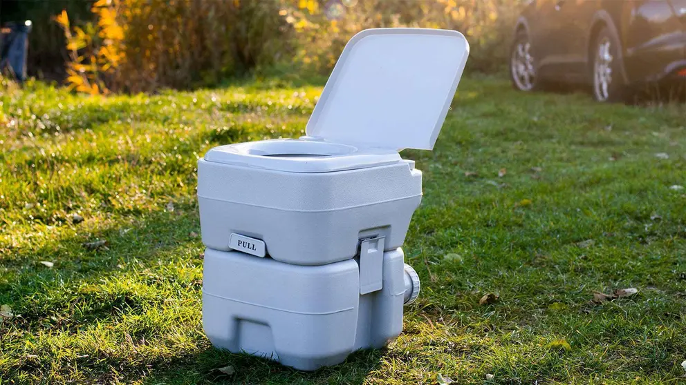 Inodoro port&aacute;til de Decathlon
